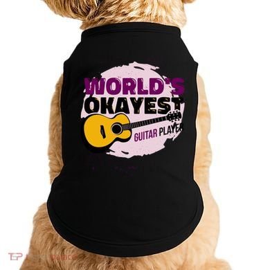 World's Okayest Guitar Player Doggie Tank