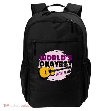 World's Okayest Guitar Player Backpack