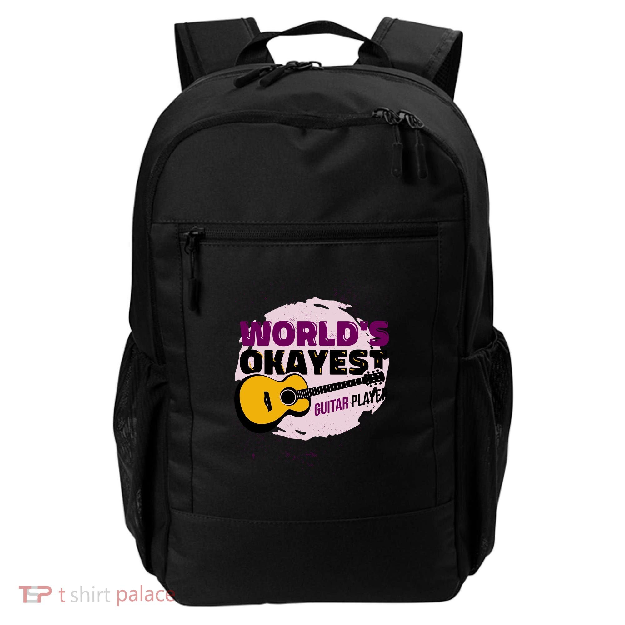 World's Okayest Guitar Player Backpack