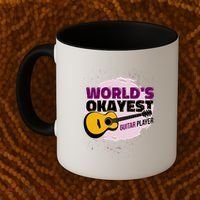 World's Okayest Guitar Player Coffee Mug thumb 2