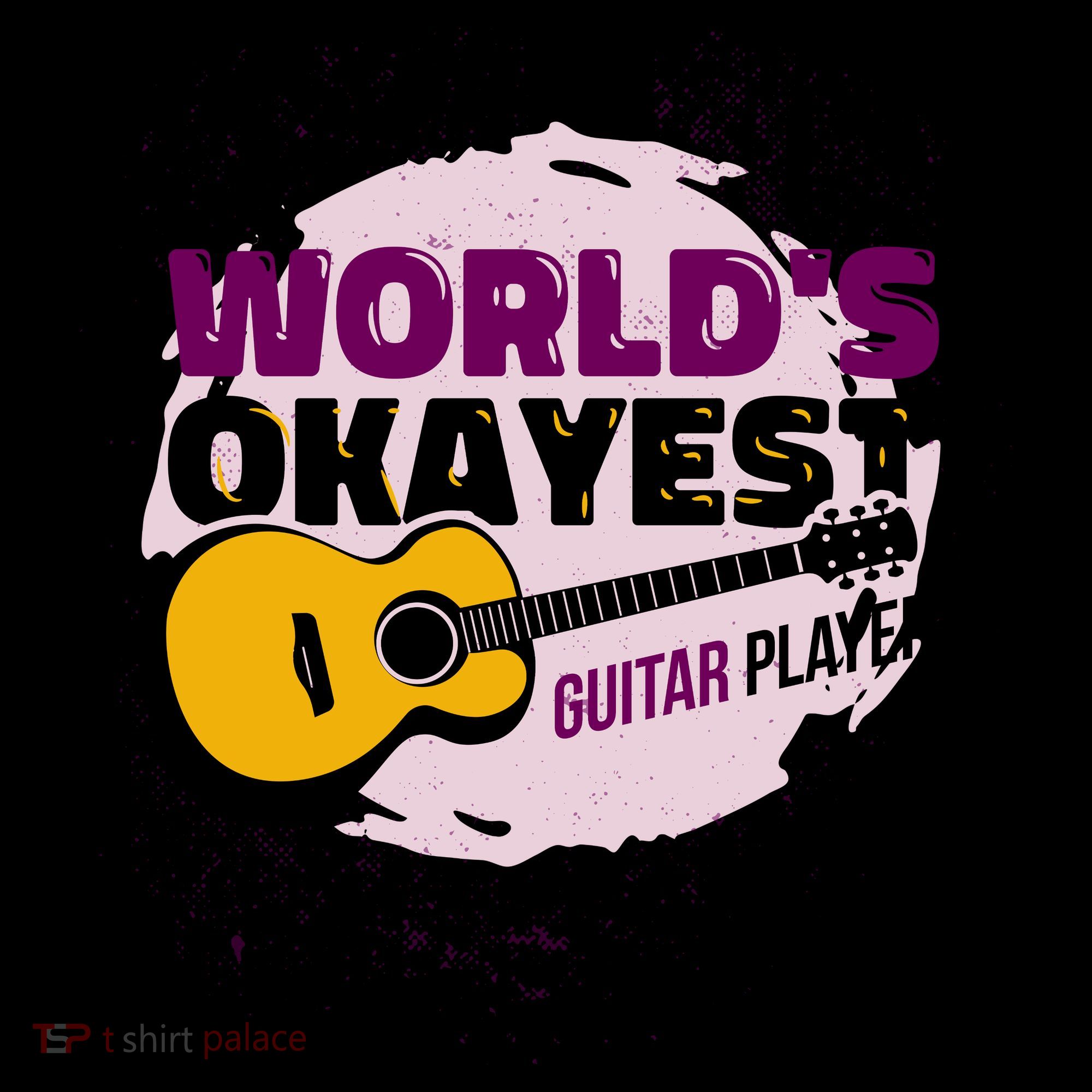 World's Okayest Guitar Player Coaster