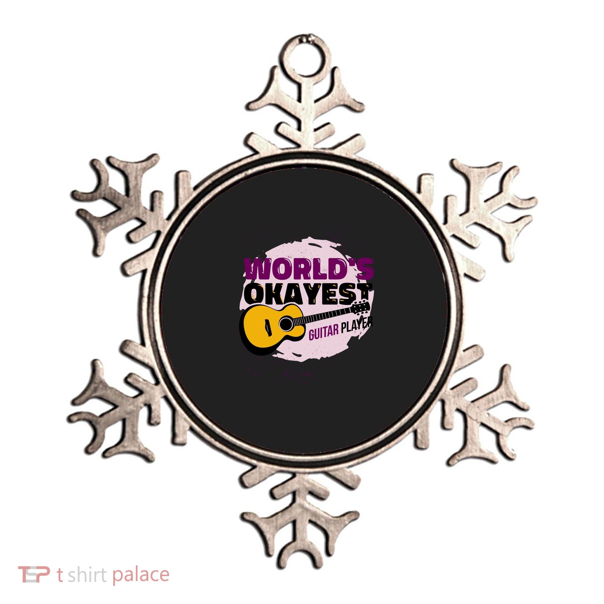 World's Okayest Guitar Player Ornament
