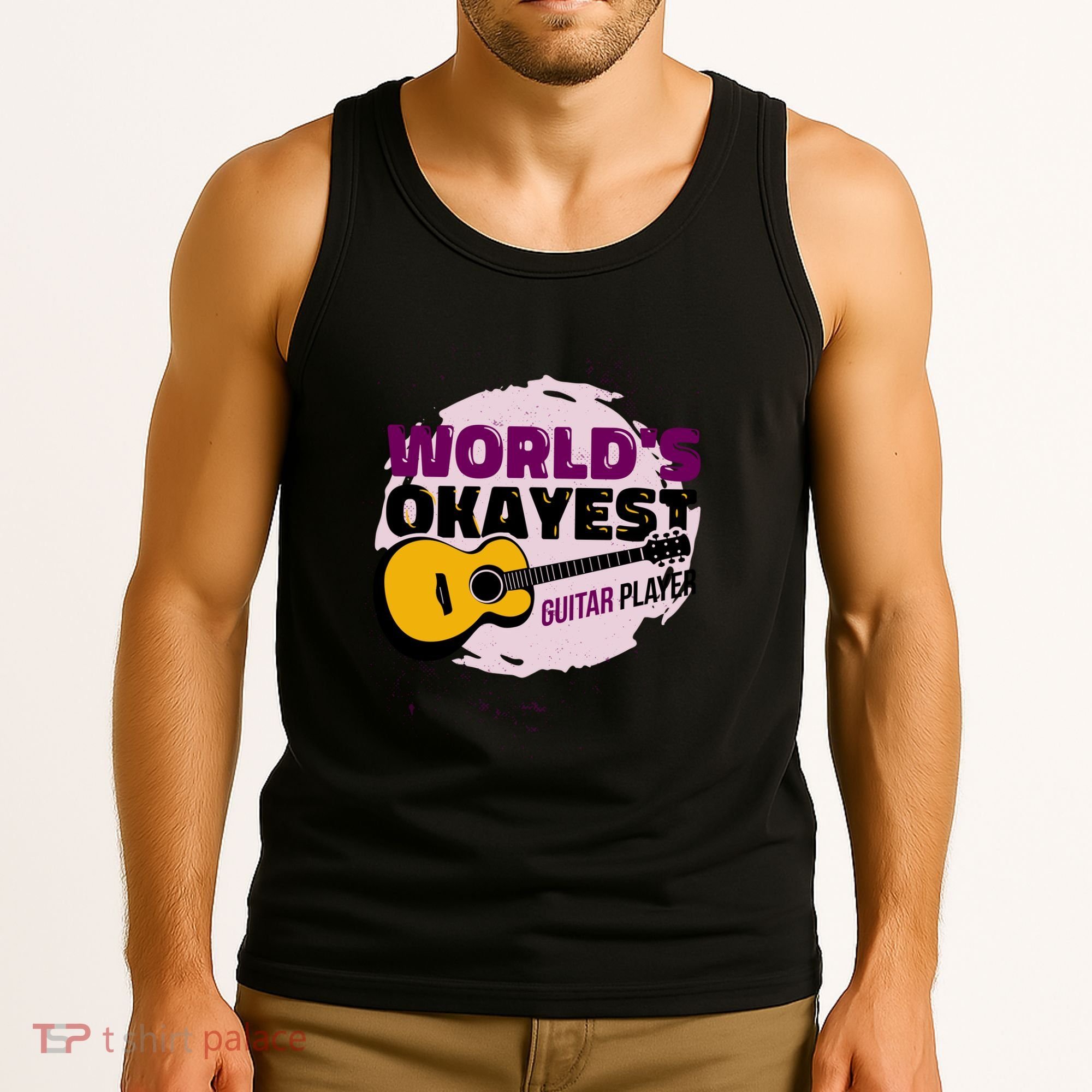 World's Okayest Guitar Player Tank Top