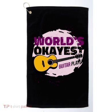 World's Okayest Guitar Player Golf Towel