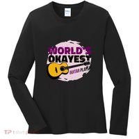 World's Okayest Guitar Player Women's Long Sleeve Shirt thumb 0