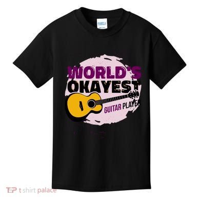World's Okayest Guitar Player Kids T-Shirt