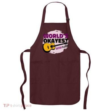 World's Okayest Guitar Player Apron