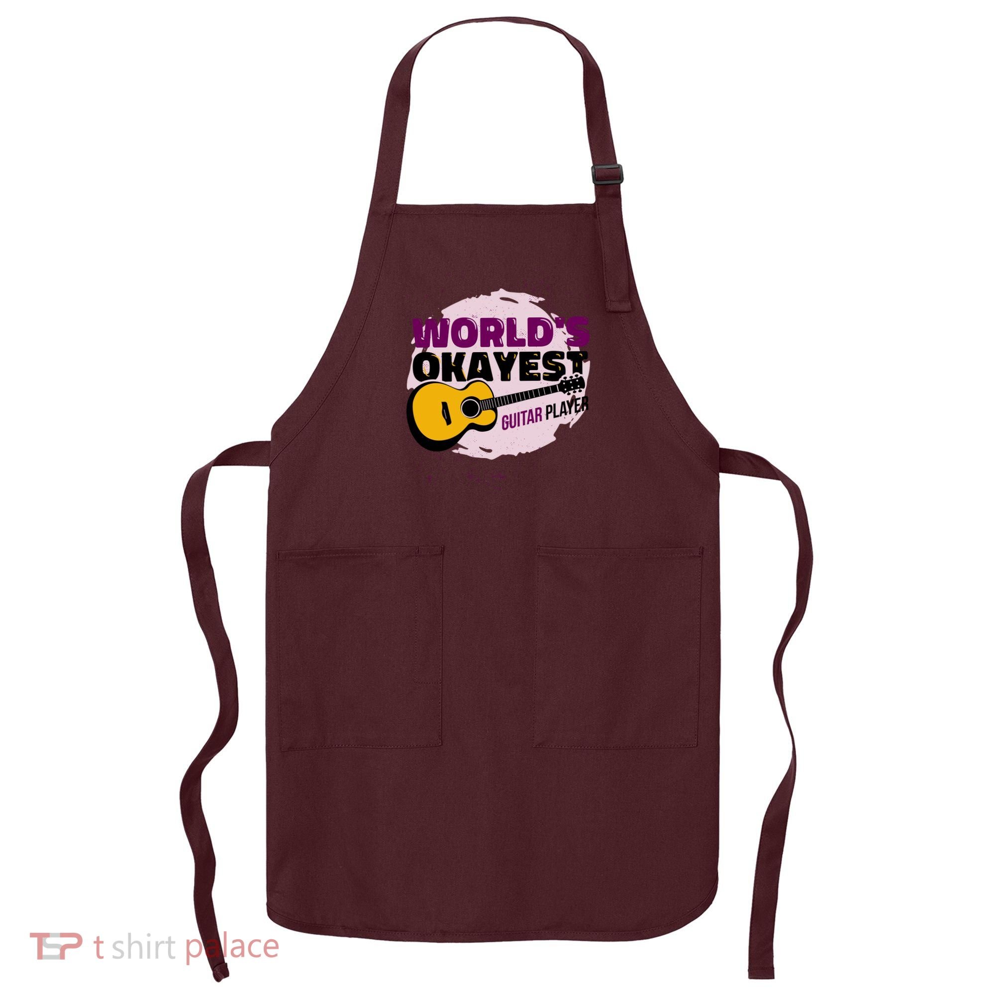 World's Okayest Guitar Player Apron