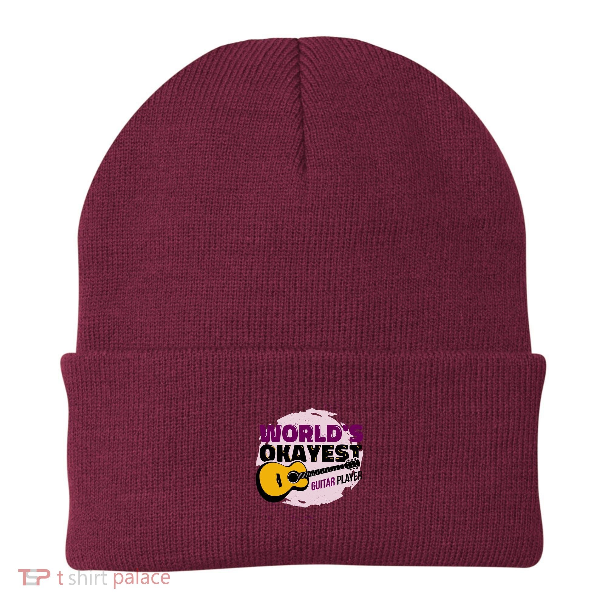 World's Okayest Guitar Player Beanie