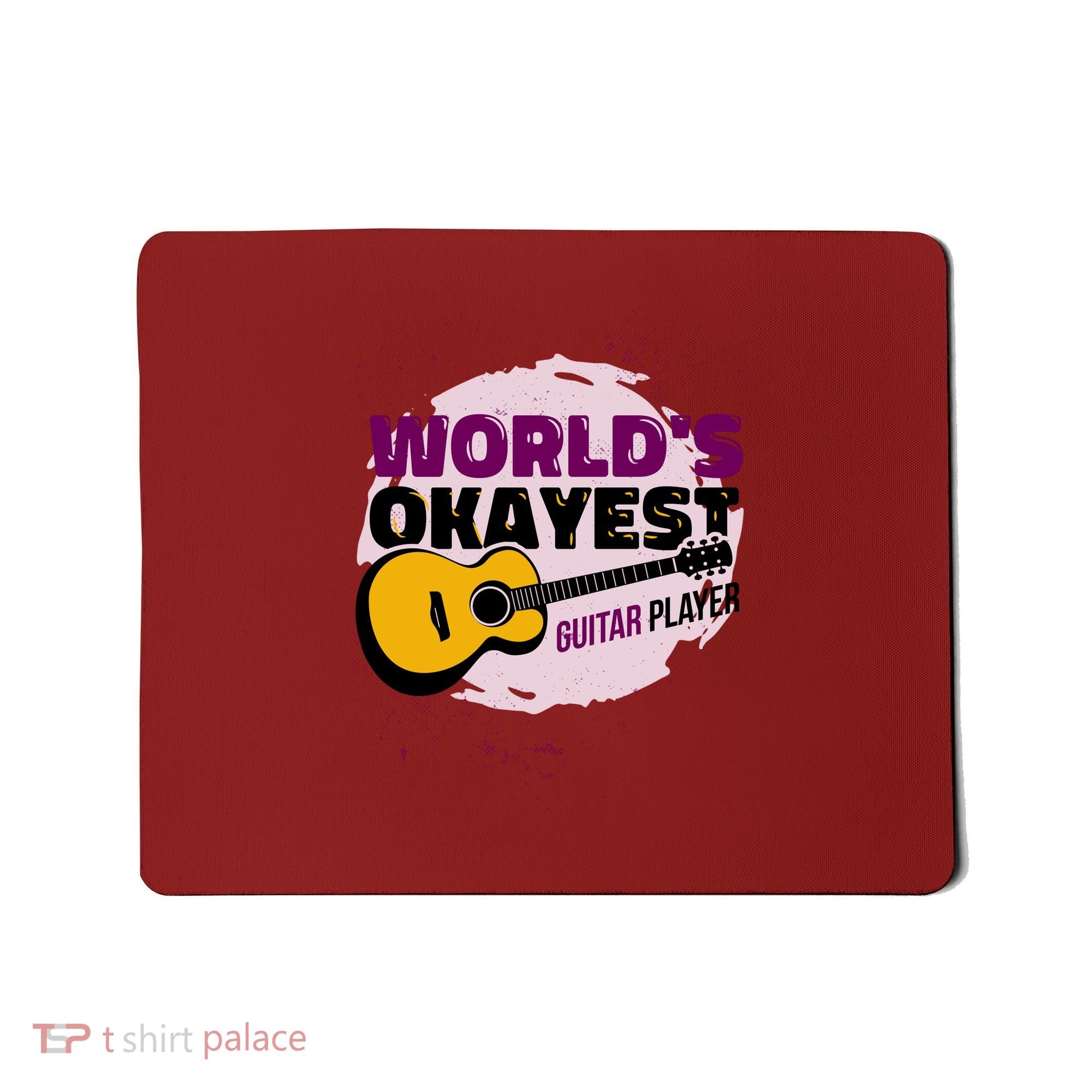 World's Okayest Guitar Player Mousepad