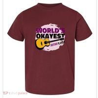World's Okayest Guitar Player Toddler T-Shirt thumb 0