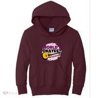 World's Okayest Guitar Player Kids Hoodie thumb 0