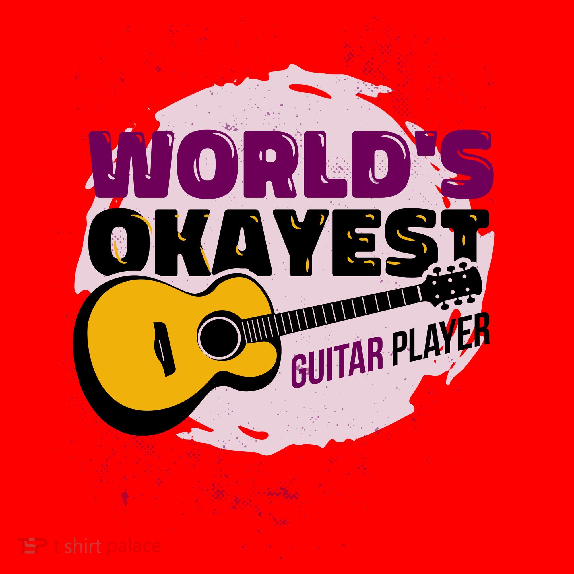 World's Okayest Guitar Player Santa Hat