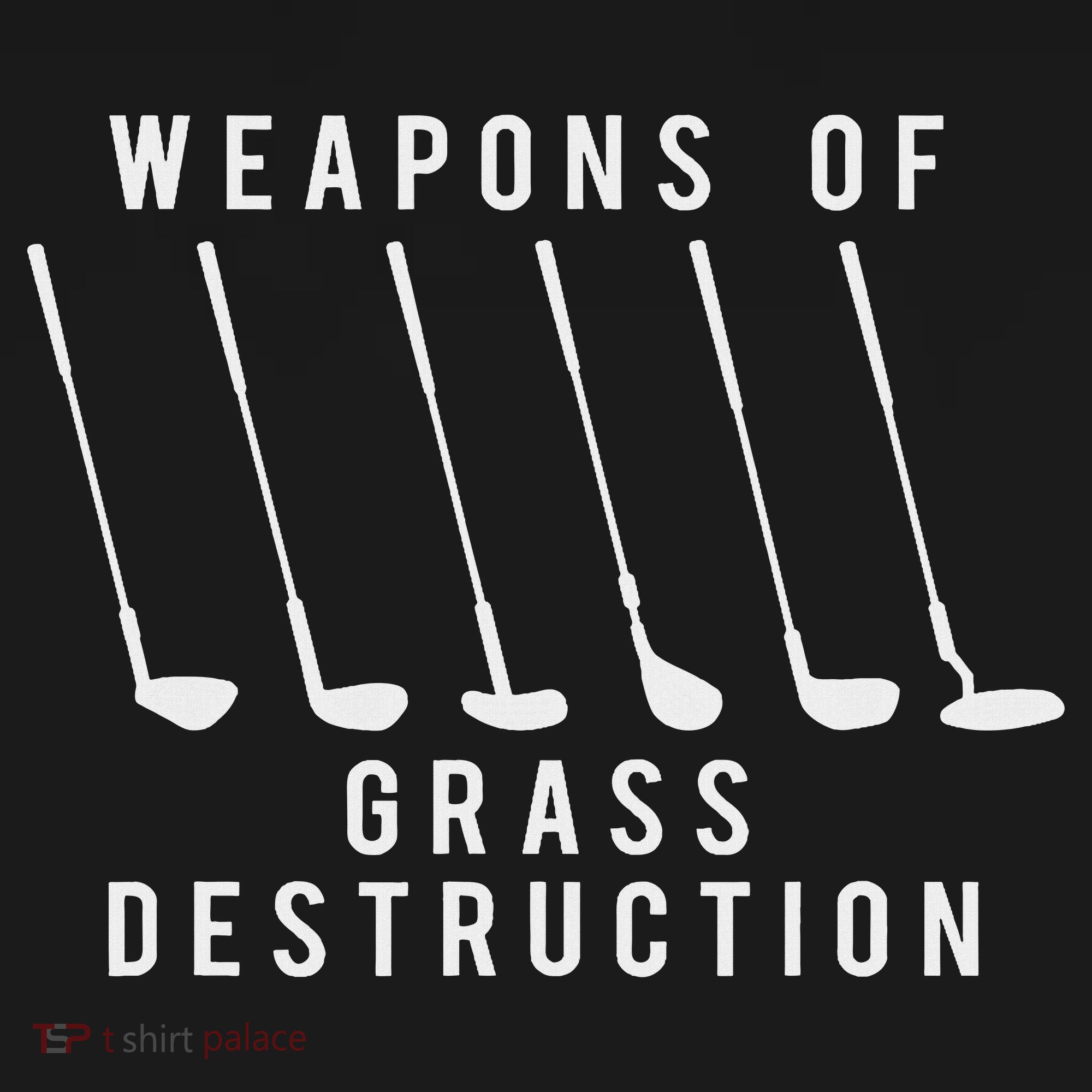 Weapons Of Grass Destruction Golf Lover Golfer Golfing Sweatshirt