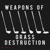 Weapons Of Grass Destruction Golf Lover Golfer Golfing Women's Hoodie thumb 2