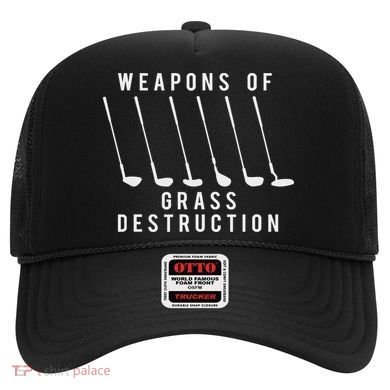 Weapons Of Grass Destruction Golf Lover Golfer Golfing Hat