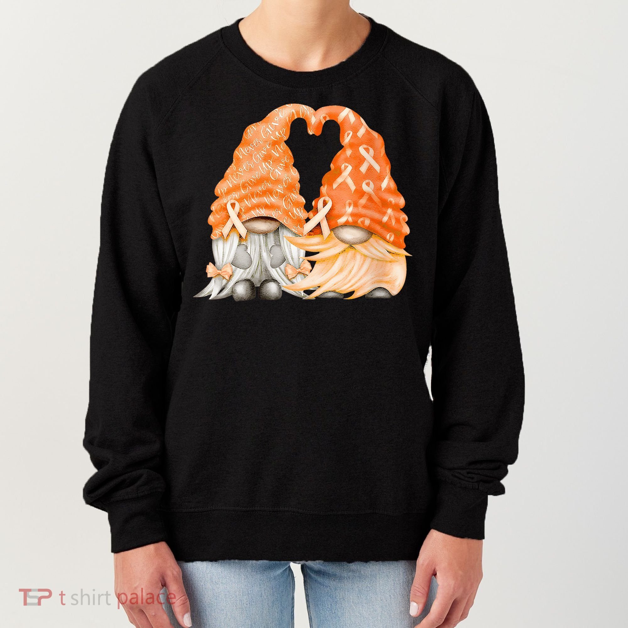 Wear Orange Gnomes For Multiple Sclerosis Awareness Women's Sweatshirt