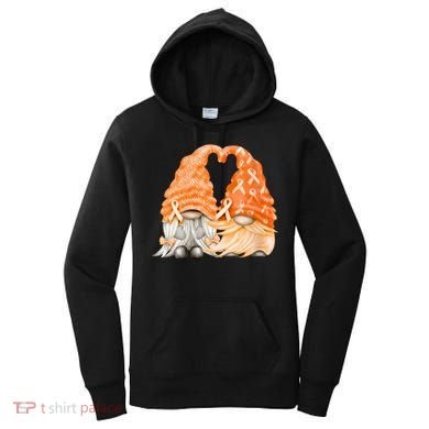 Wear Orange Gnomes For Multiple Sclerosis Awareness Women's Hoodie