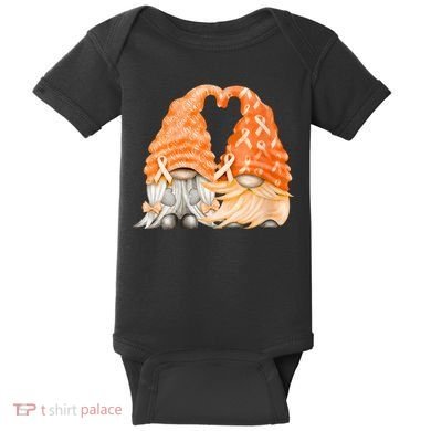 Wear Orange Gnomes For Multiple Sclerosis Awareness Baby Bodysuit