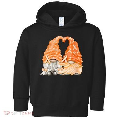 Wear Orange Gnomes For Multiple Sclerosis Awareness Toddler Hoodie