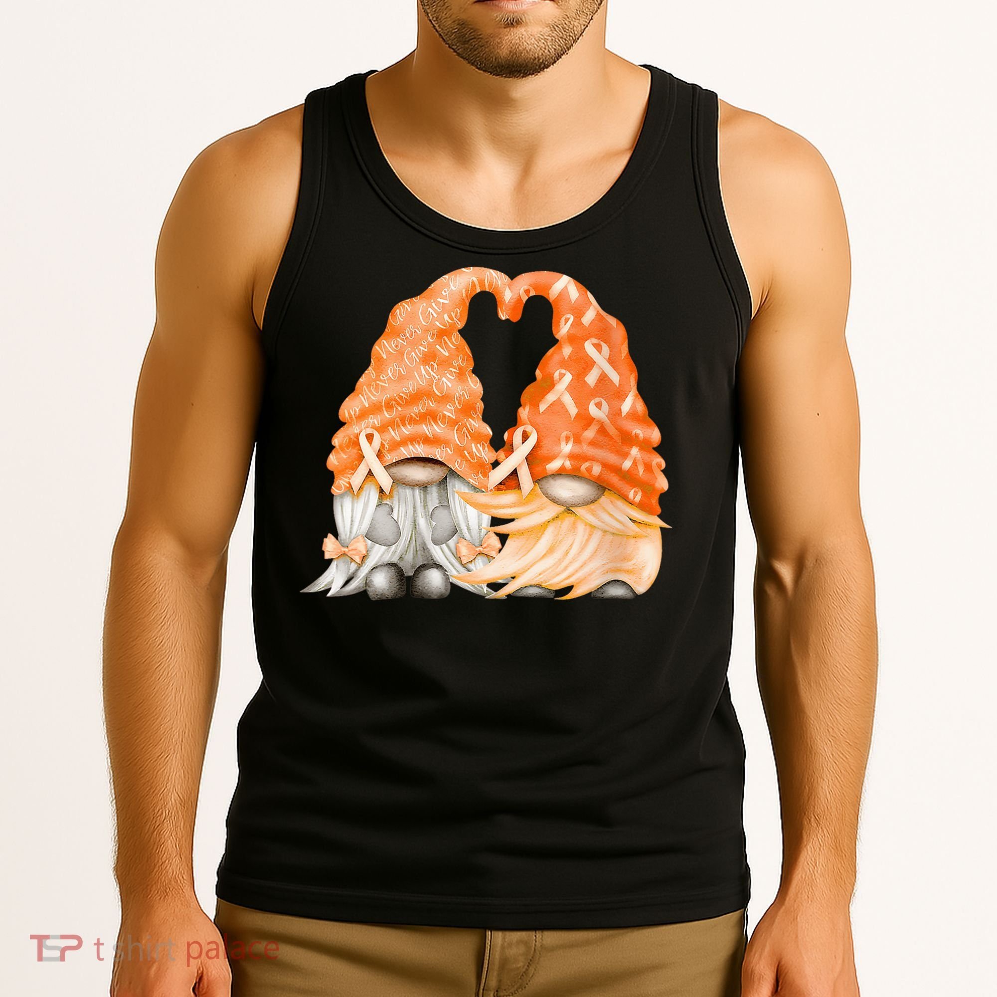 Wear Orange Gnomes For Multiple Sclerosis Awareness Tank Top