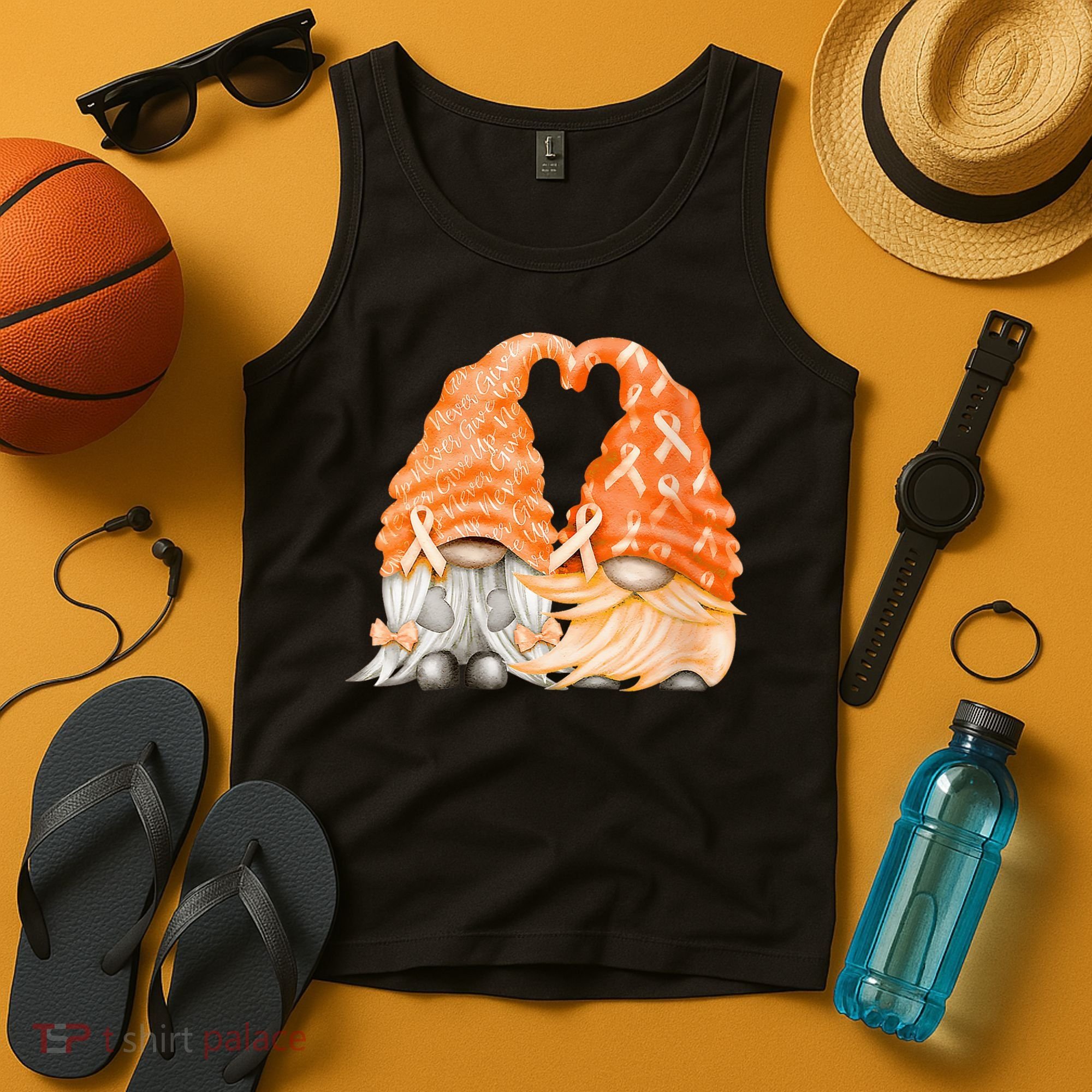 Wear Orange Gnomes For Multiple Sclerosis Awareness Tank Top