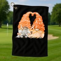 Wear Orange Gnomes For Multiple Sclerosis Awareness Golf Towel thumb 1