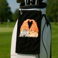 Wear Orange Gnomes For Multiple Sclerosis Awareness Golf Towel thumb 2