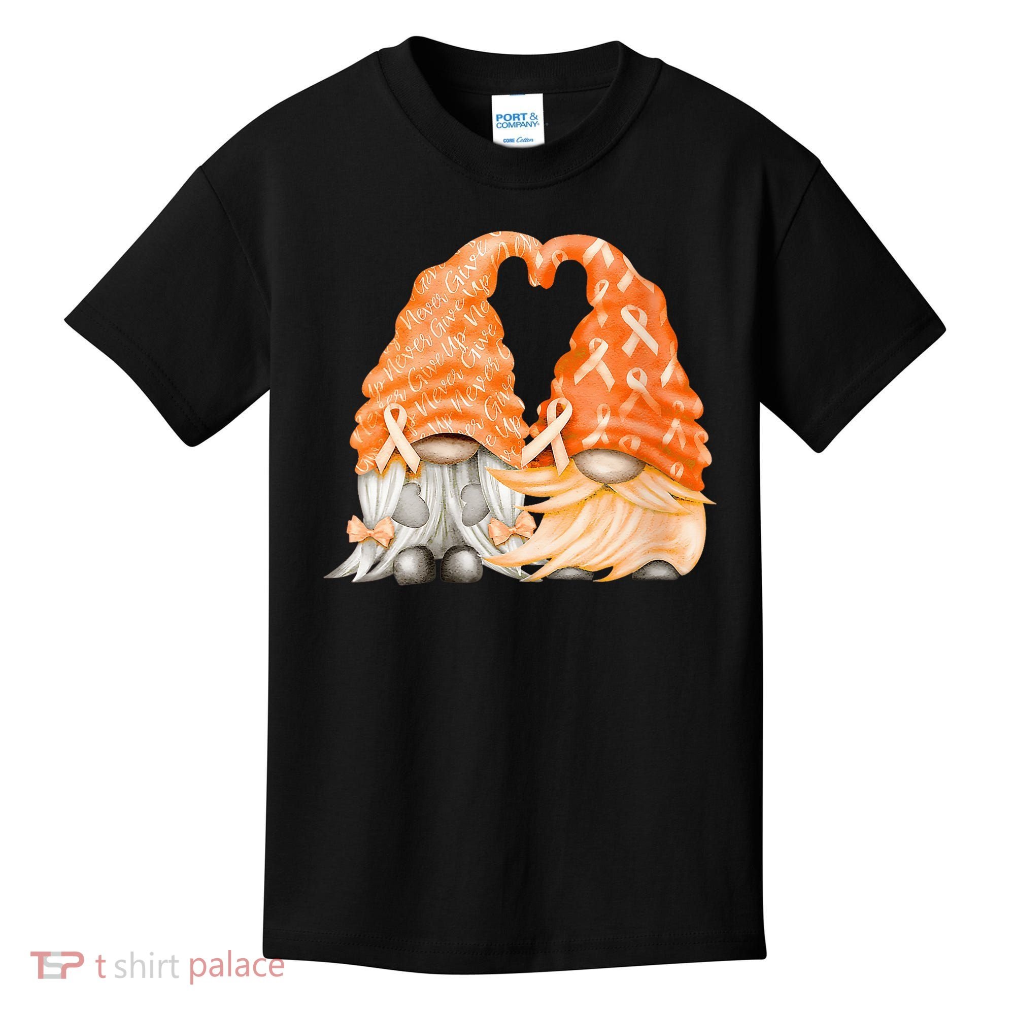 Wear Orange Gnomes For Multiple Sclerosis Awareness Kids T-Shirt