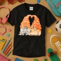 Wear Orange Gnomes For Multiple Sclerosis Awareness Kids T-Shirt thumb 3