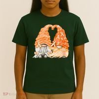 Wear Orange Gnomes For Multiple Sclerosis Awareness T-Shirt thumb 4