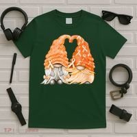 Wear Orange Gnomes For Multiple Sclerosis Awareness T-Shirt thumb 5