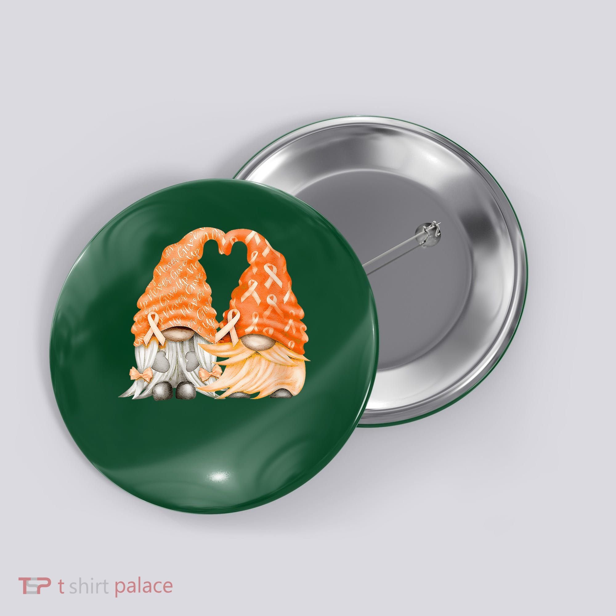 Wear Orange Gnomes For Multiple Sclerosis Awareness Button
