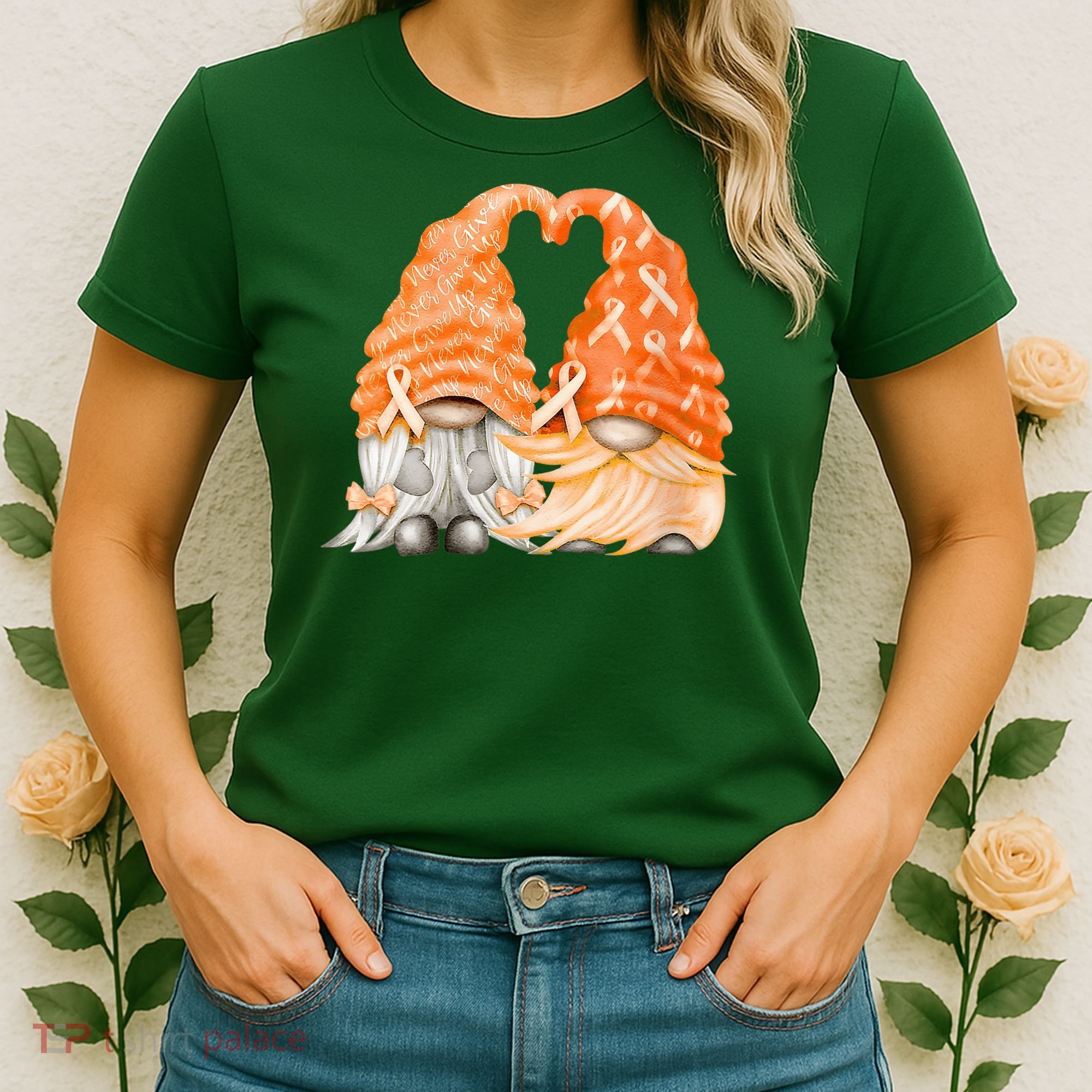 Wear Orange Gnomes For Multiple Sclerosis Awareness Women's T-Shirt