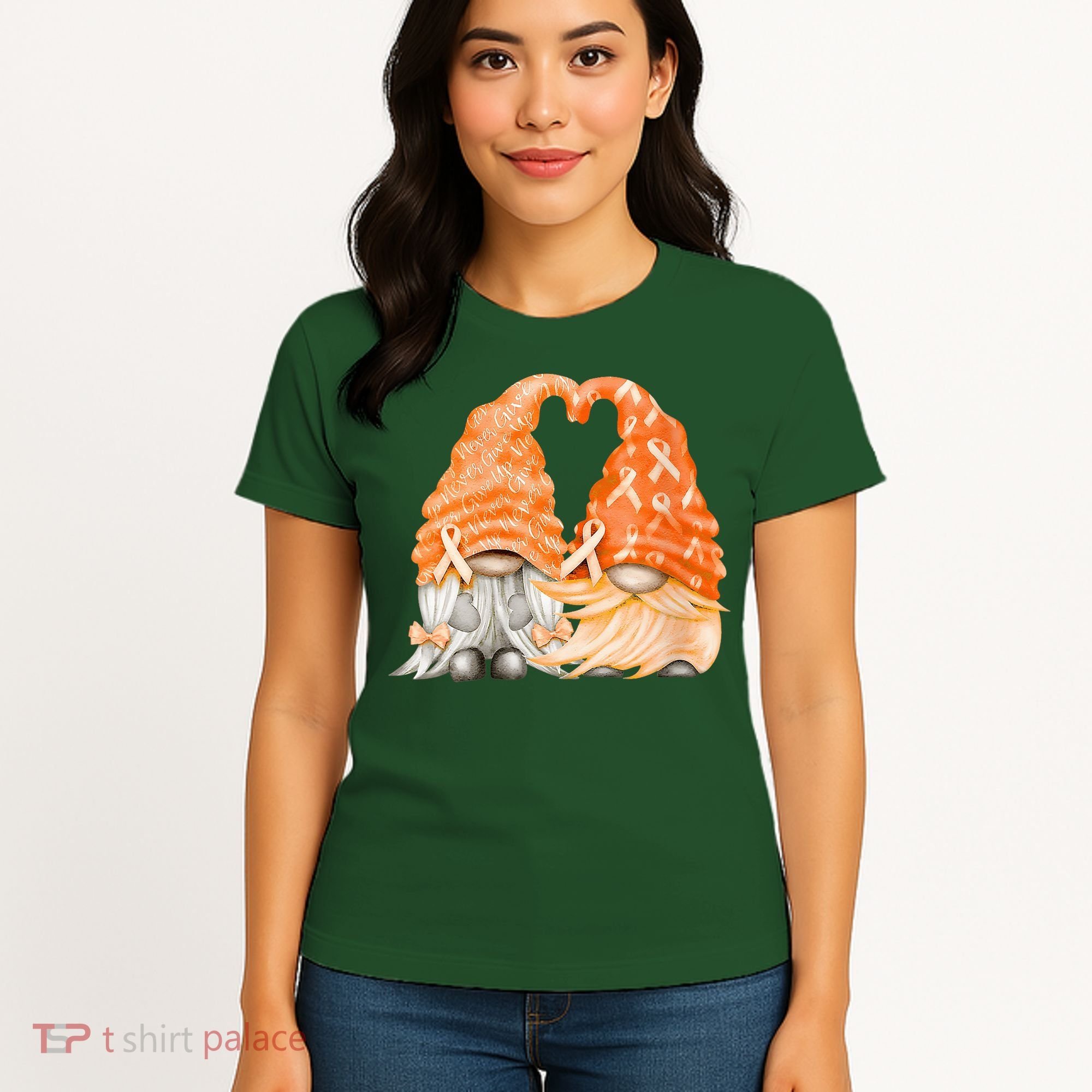 Wear Orange Gnomes For Multiple Sclerosis Awareness Women's T-Shirt