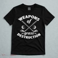 Weapons Of Grass Destruction Golf Golfer Golfing T-Shirt thumb 5