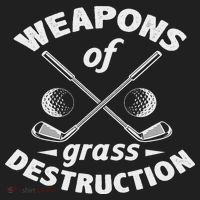 Weapons Of Grass Destruction Golf Golfer Golfing Beanie thumb 2