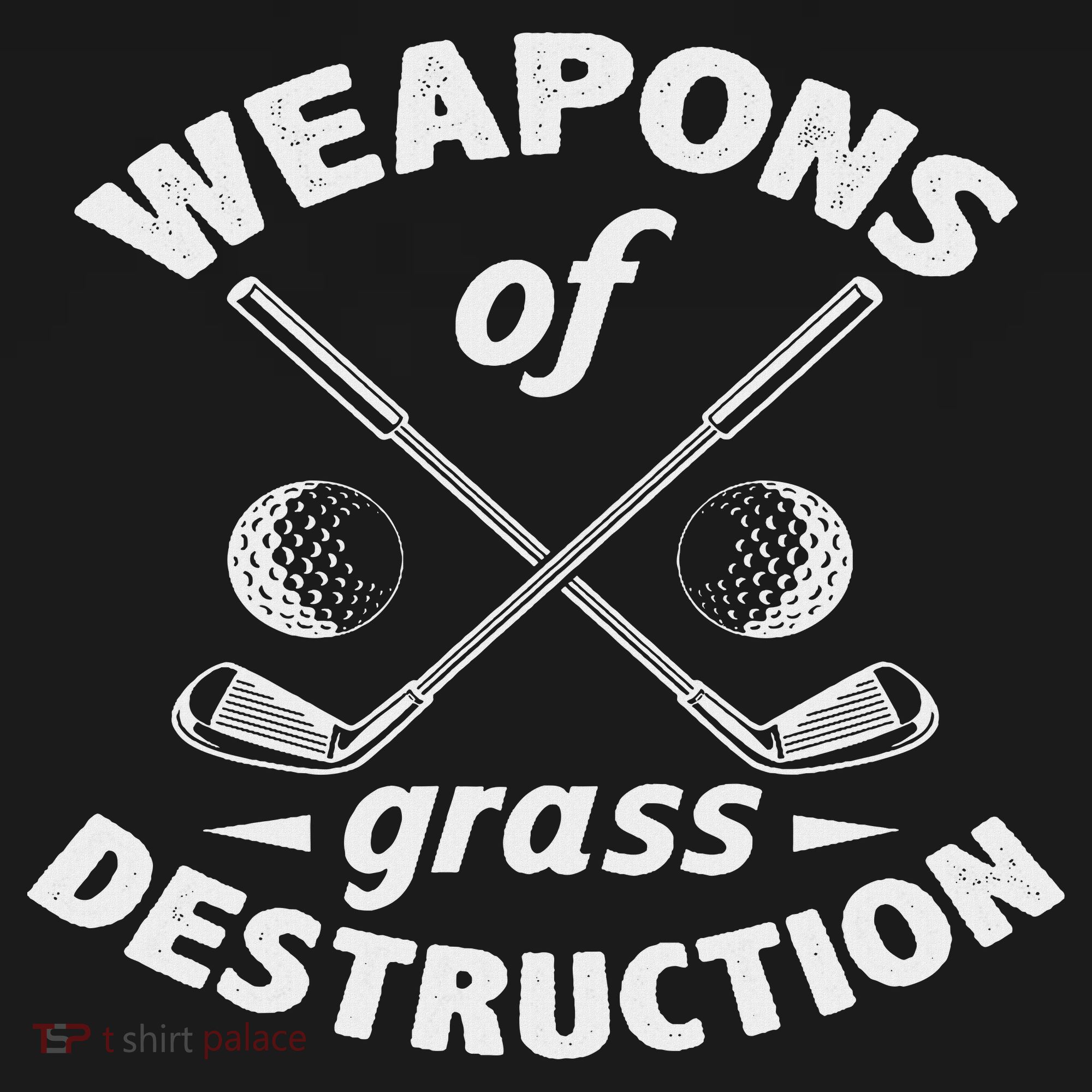 Weapons Of Grass Destruction Golf Golfer Golfing Coaster
