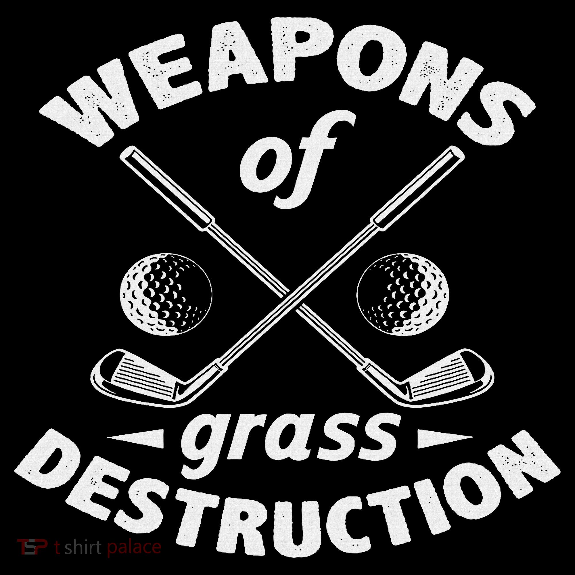 Weapons Of Grass Destruction Golf Golfer Golfing Women's Hoodie