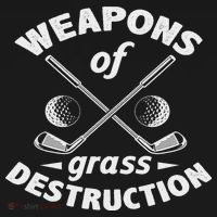 Weapons Of Grass Destruction Golf Golfer Golfing Baby Bodysuit thumb 2