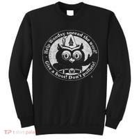 Woodsy Owl Give A Hoot Distressed And Faded Retro Sweatshirt thumb 0