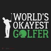 Worlds Okayest Golfer Golf Golfing Hat thumb 2