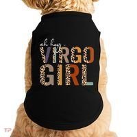 Wo Oh Hey Virgo Leopard August September Birthday Gift Doggie Tank thumb 0