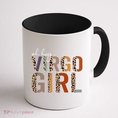 Wo Oh Hey Virgo Leopard August September Birthday Gift Coffee Mug back