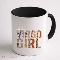 Wo Oh Hey Virgo Leopard August September Birthday Gift Coffee Mug thumb 1