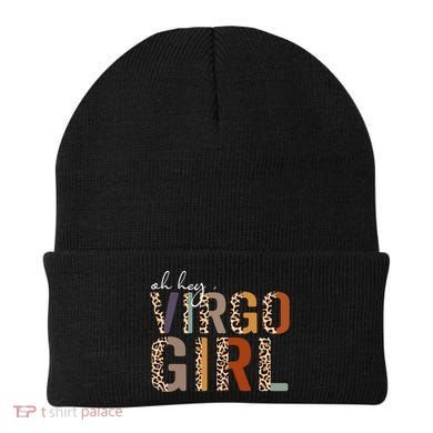 Wo Oh Hey Virgo Leopard August September Birthday Gift Beanie