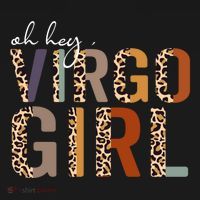Wo Oh Hey Virgo Leopard August September Birthday Gift Women's Hoodie thumb 2