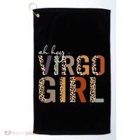 Wo Oh Hey Virgo Leopard August September Birthday Gift Golf Towel thumb 0