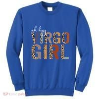 Wo Oh Hey Virgo Leopard August September Birthday Gift Sweatshirt thumb 0