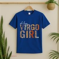 Wo Oh Hey Virgo Leopard August September Birthday Gift T-Shirt thumb 2